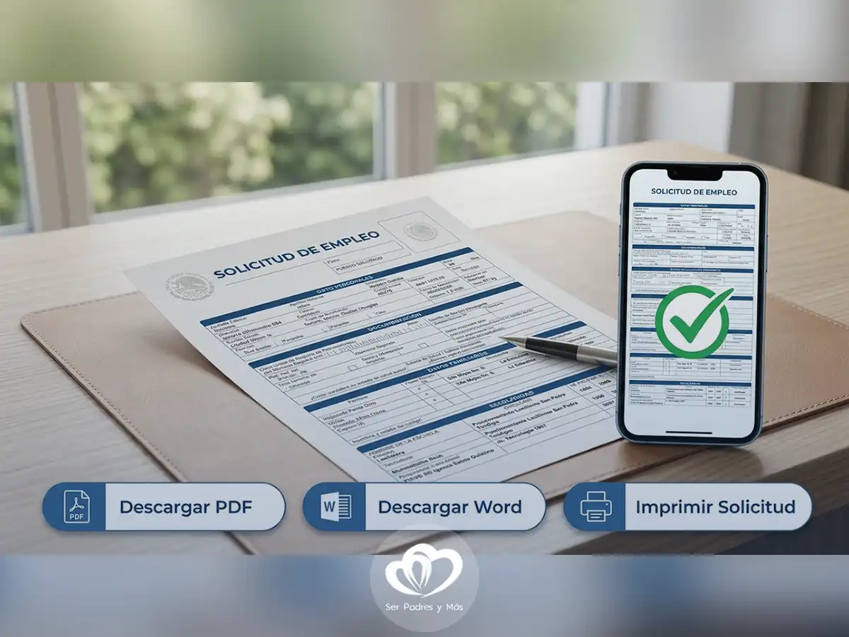 Solicitud de empleo en PDF y Word para llenar, imprimir o completar desde el móvil