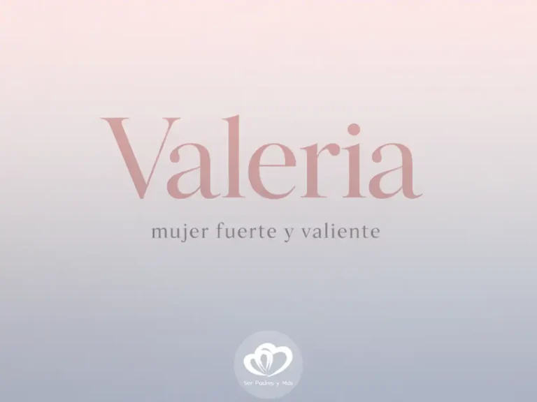 significado del nombre Valeria mujer fuerte y valiente