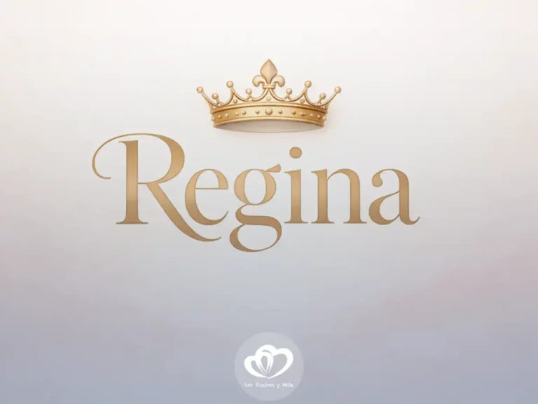 Significado del nombre Regina con una corona que representa su origen de reina