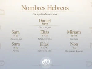 Nombres hebreos: significado, origen y tradición milenaria