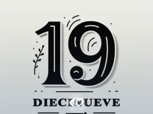 ¿Cómo se escribe 19 en letras?