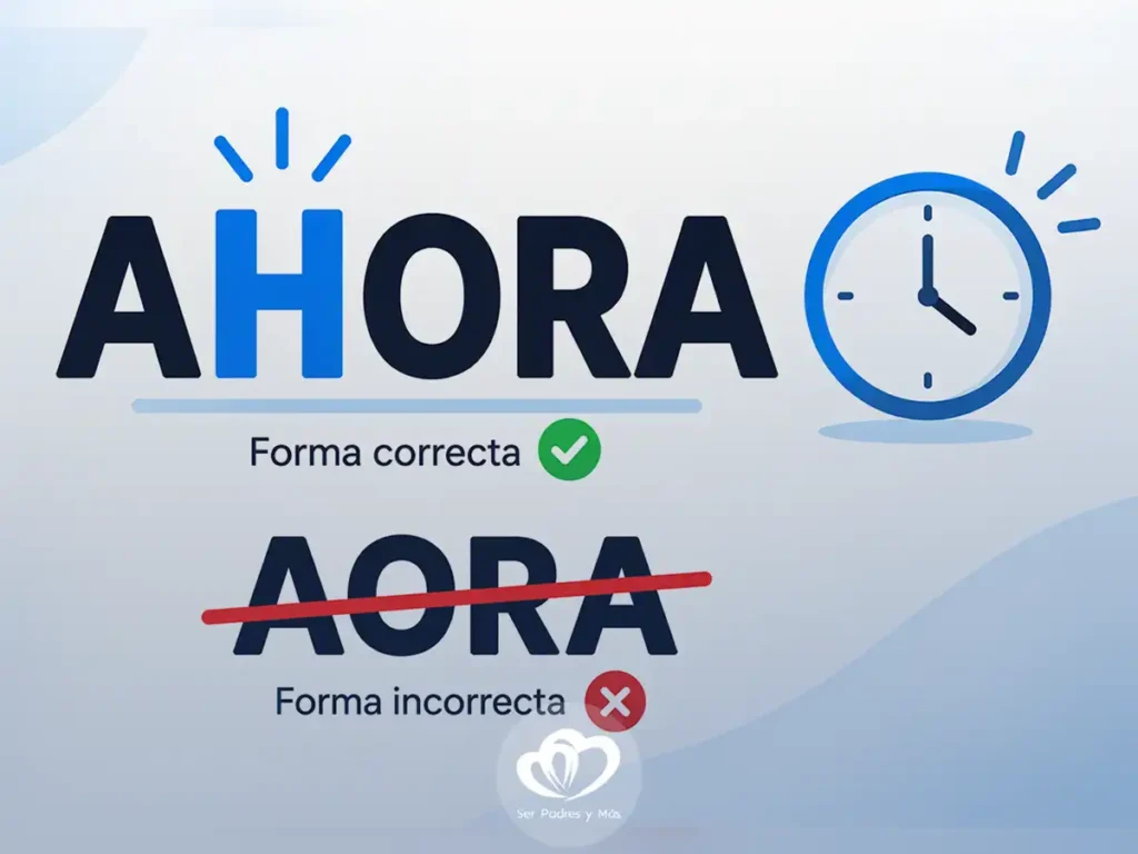 Ahora o aora: la forma correcta es ahora, con h intercalada