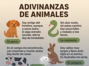 20 Adivinanzas de Animales con Respuestas para Niños