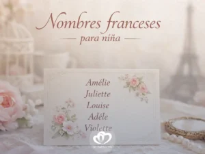 45 nombres franceses dulces y clásicos para niña que te enamorarán